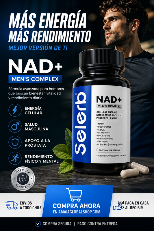 APOYA TU RENDIMIENTO SEXUAL - SELERB NAD MEN´S COMPLEX