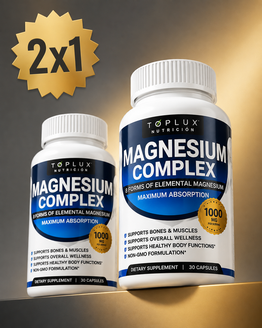 Magnesio Complex 8 en 1 – Bienestar integral en 60 cápsulas