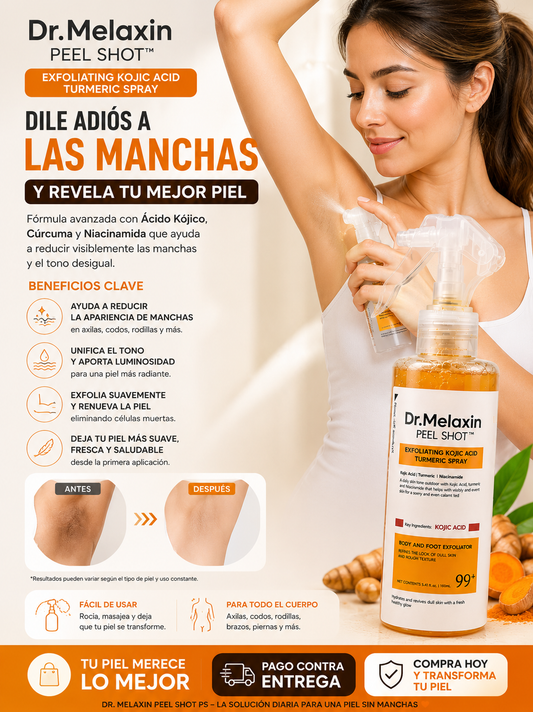 Dr. Melaxin Peel Shot PS  | Dile adiós a las manchas y revela una piel más uniforme